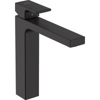 Смеситель для раковины Hansgrohe Vernis Shape 190 с донным клапаном / 71562670 матовый черный — 1