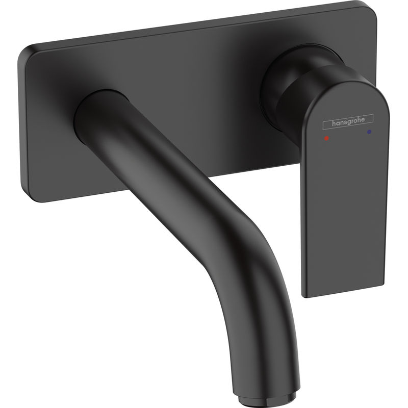 Смеситель скрытого монтажа для раковины Hansgrohe Vernis Shape 71578670 матовый черный