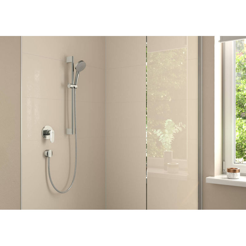Смеситель скрытого монтажа для душа Hansgrohe Vernis Blend 110x110 / 71649000 хром