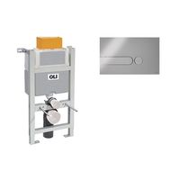 Инсталляция для унитаза OLI Expert 82 с клавишей смыва Iplate хром / 721703+670004 — 1