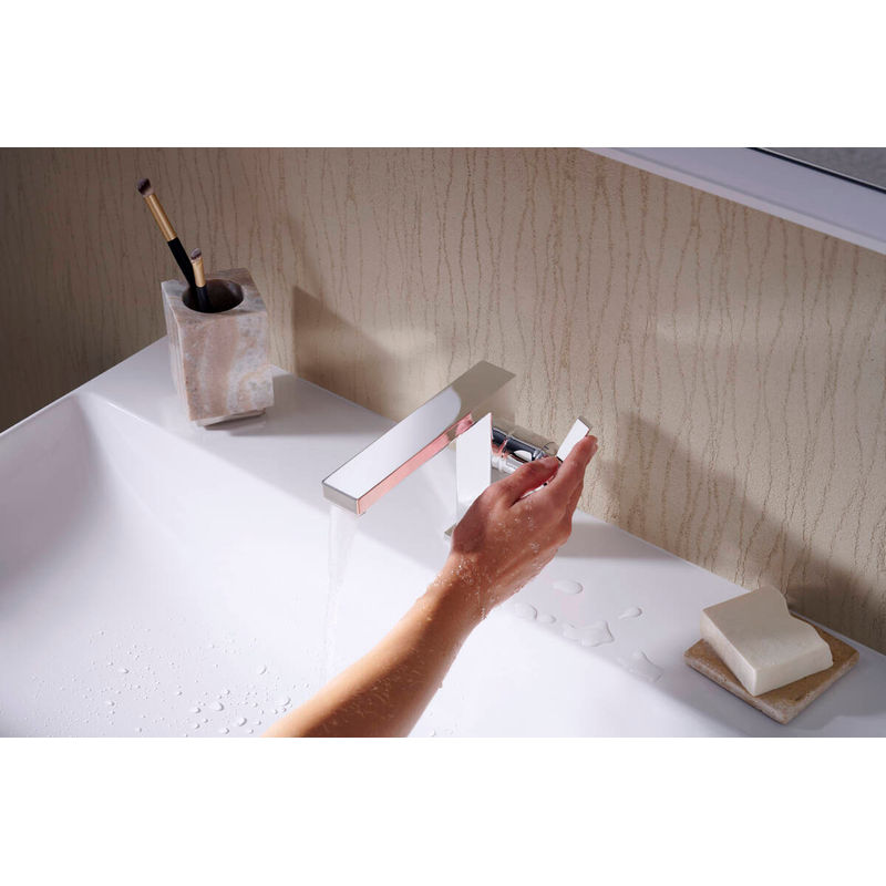 Смеситель для раковины Hansgrohe Tecturis E 110 с донным клапаном / 73020000 хром