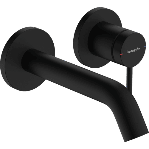 Смеситель скрытого монтажа для раковины Hansgrohe Tecturis S 73350670 матовый черный