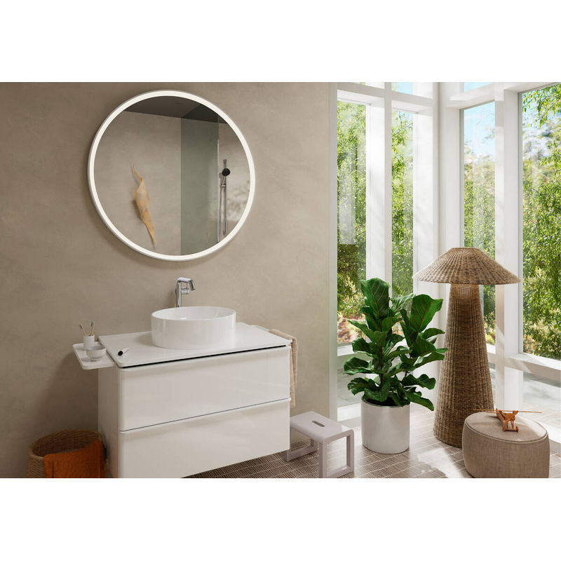 Смеситель для раковины Hansgrohe Tecturis S 240 с донным клапаном / 73370000 хром