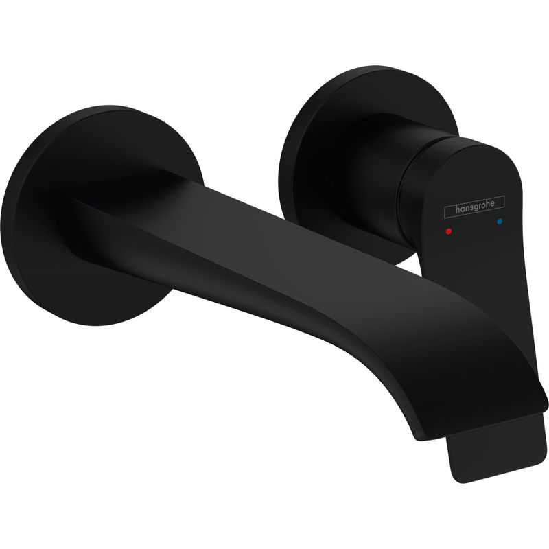 Смеситель скрытого монтажа для раковины Hansgrohe Vivenis 75050670 матовый черный