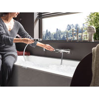 Смесиетль для ванны Hansgrohe ShowerTablete 400 24340670 матовый черный — 2