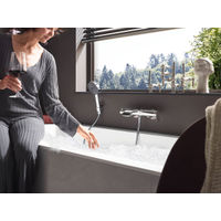 Смесиетль для ванны Hansgrohe ShowerTablete 400 24340670 матовый черный — 3