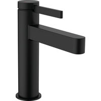 Смеситель для раковины Hansgrohe Finoris 110 с донным клапаном / 76023670 матовый черный — 1