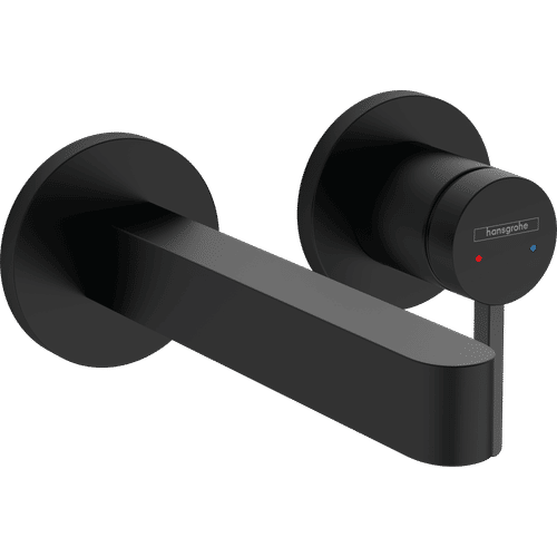 Смеситель скрытого монтажа для раковины Hansgrohe Finoris 76051670 матовый черный