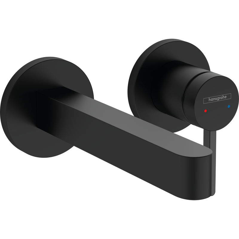 Смеситель скрытого монтажа для раковины Hansgrohe Finoris 76051670 матовый черный