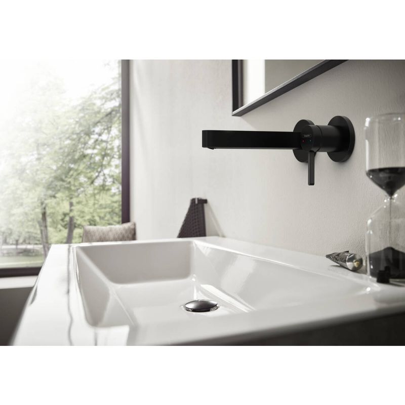Смеситель скрытого монтажа для раковины Hansgrohe Finoris 76051670 матовый черный