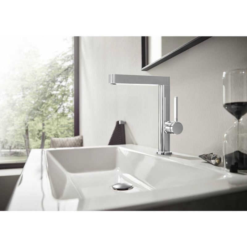 Смеситель для раковины Hansgrohe Finoris 230 с донным клапаном / 76060000 хром