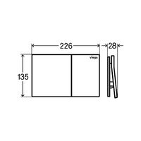 Кнопка смыва Viega Prevista Vising for More 200 / 773601 медь/золото — 3
