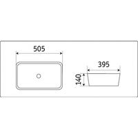 Раковина CeramaLux 78104MW — 2