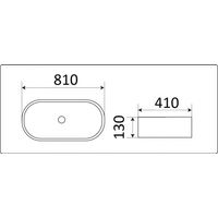 Раковина CeramaLux 78327 — 2