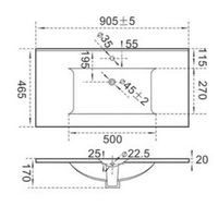 Раквина CeramaLux 807-90 — 2