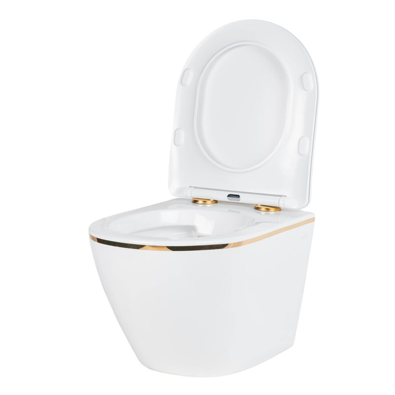 Унитаз подвесной с инсталляцией Roxen StounFix Dual Fresh 807054 6 в 1 (состоит из: 710200, Santi 410280W; 530110-01G)