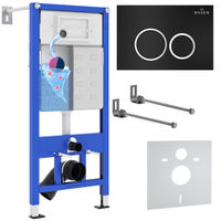 Инсталляция для унитаза Roxen StounFix Dual Fresh 811558 4 в 1 (состоит из: 710200, Santi 410260B) — 1