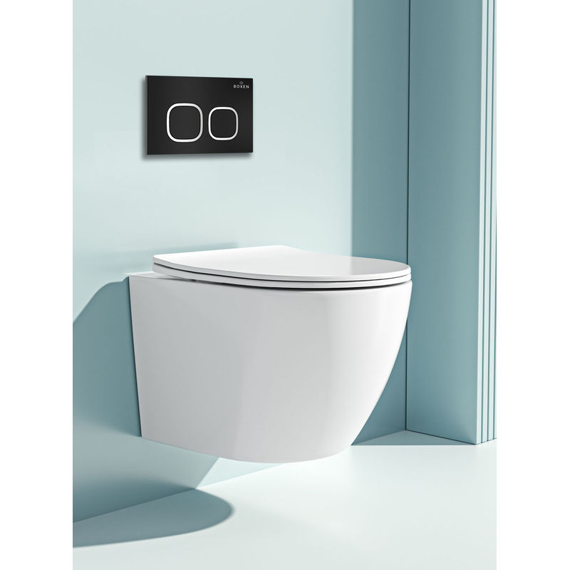 Инсталляция для унитаза Roxen StounFix Dual Fresh 828474 4 в 1 (состоит из: 710200, Santi 410280B)