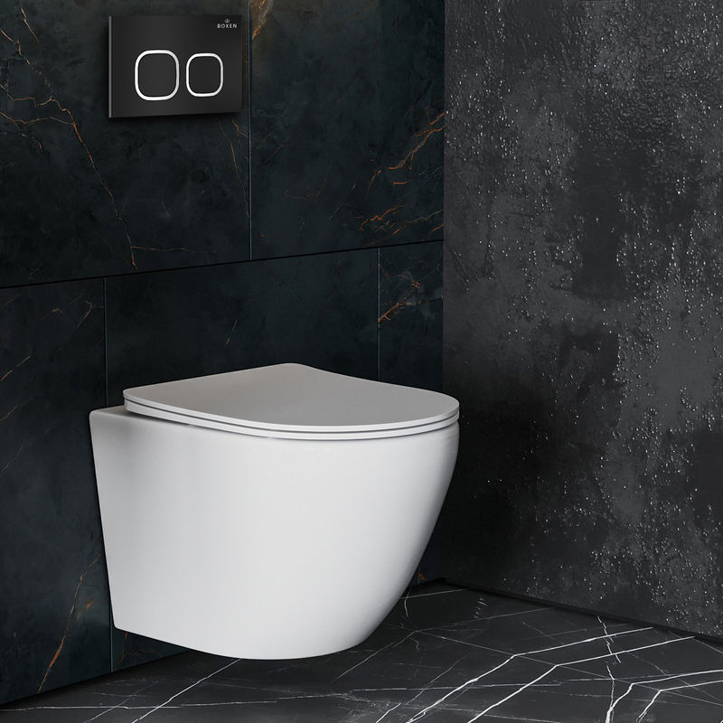 Инсталляция для унитаза Roxen StounFix Dual Fresh 828474 4 в 1 (состоит из: 710200, Santi 410280B)