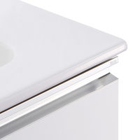 Тумба с раковиной Roca The Gap New 80 см 857399806 + 32799C000 белый глянцевый — 5