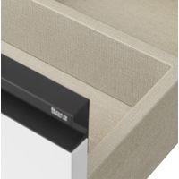 Тумба с раковиной Roca Domi 80 см 857459806 + 32799C000 белый глянцевый/черный — 5