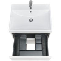 Тумба с раковиной Roca Ona 60 см 857613509 + ZRU9307561 белый матовый — 4