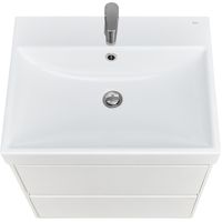 Тумба с раковиной Roca Ona 60 см 857613509 + ZRU9307561 белый матовый — 2