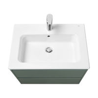 Тумба с раковиной Roca Ona 60 см 857613513 + 32799E000 зеленый матовый — 1