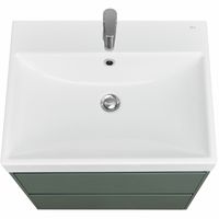 Тумба с раковиной Roca Ona 60 см 857613513 + ZRU9307561 зеленый матовый — 4