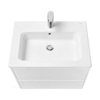 Тумба с раковиной Roca Ona 80 см 857630509 + 32799C000 белый матовый — 1