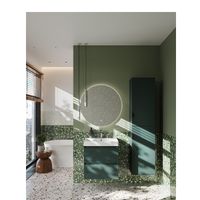 Тумба с раковиной Roca Ona 80 см 857630513 + ZRU9307562 зеленый матовый — 6