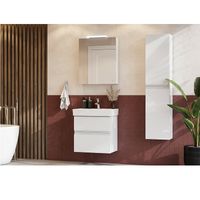 Тумба с раковиной Roca Oleta 60 см 857639501 + 3274C400Y белый матовый — 11