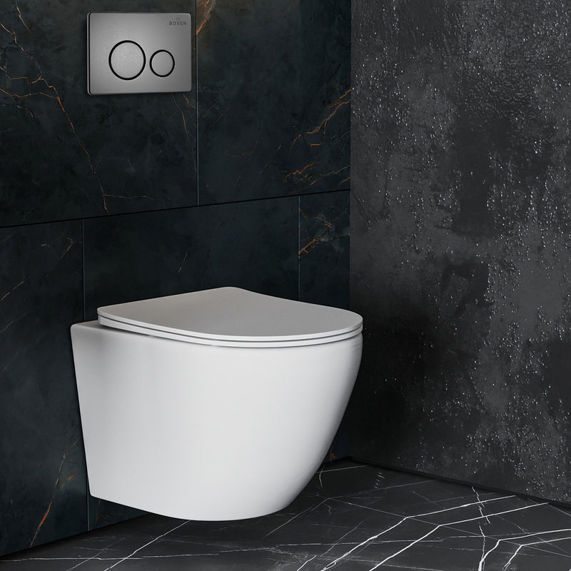 Инсталляция для унитаза Roxen StounFix Dual Fresh 868304 4 в 1 (состоит из: 710200, Steel 420260G)