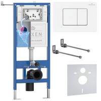 Инсталляция для унитаза Roxen StounFix Dual Fresh 868402 4 в 1 (состоит из: 710200, Steel 420280WM) — 1