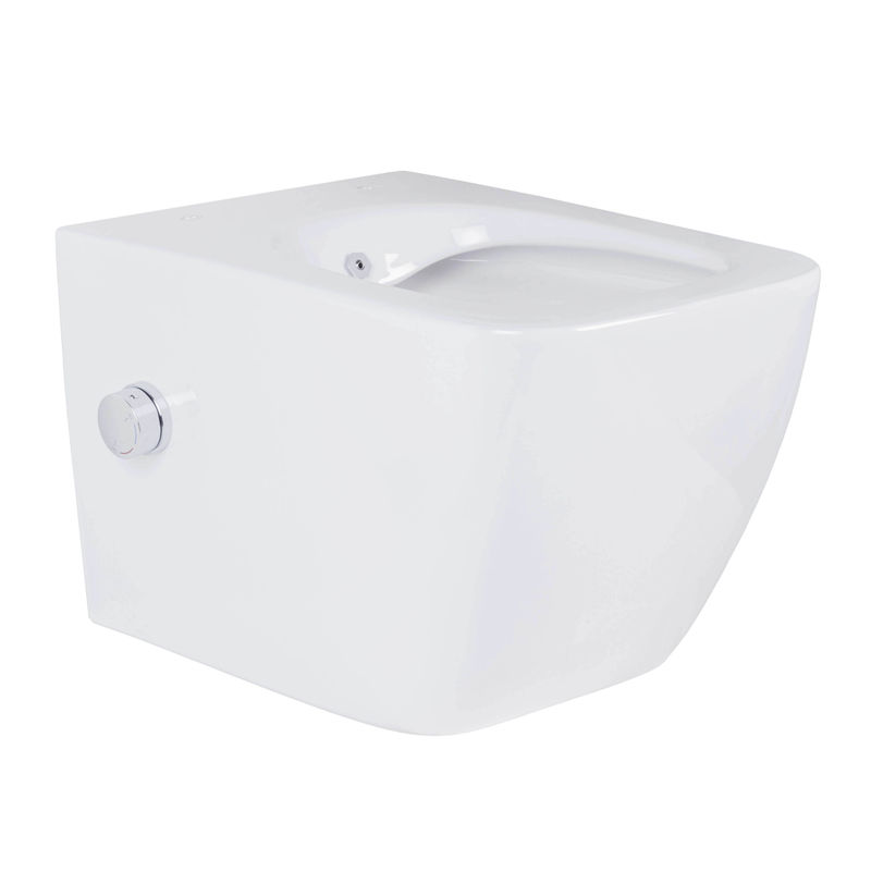 Унитаз подвесной с инсталляцией Roxen StounFix Dual Fresh 868472 6 в 1 (состоит из: 710200, Steel 420260-CHG, 530135-01X)