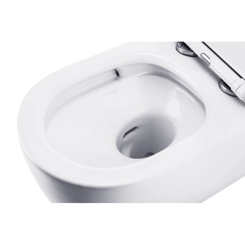 Унитаз подвесной с инсталляцией Roxen StounFix Dual Fresh 868500 6 в 1 (состоит из: 710200, Steel 420280BM, 530155-01)