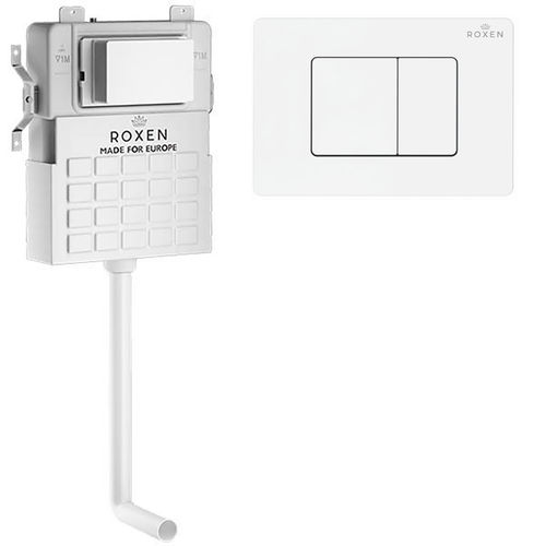 Инсталляция для унитаза Roxen Attach 868658 3 в 1 (состоит из: 710215, Steel 420280WM)