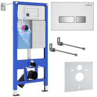 Инсталляция для унитаза Roxen StounFix Dual Fresh 871161 4 в 1 (состоит из: 710200, Glass 430280W) — 1