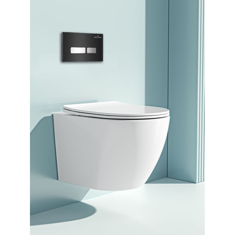 Инсталляция для унитаза Roxen StounFix Dual Fresh 873337 4 в 1 (состоит из: 710200, Glass 430280B)