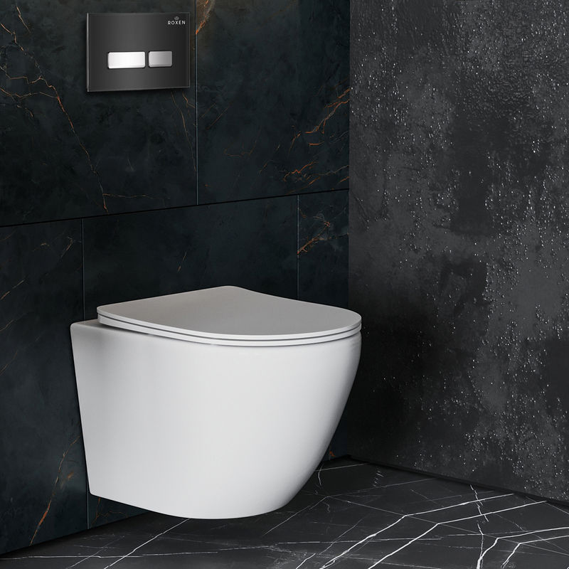 Инсталляция для унитаза Roxen StounFix Dual Fresh 873337 4 в 1 (состоит из: 710200, Glass 430280B)