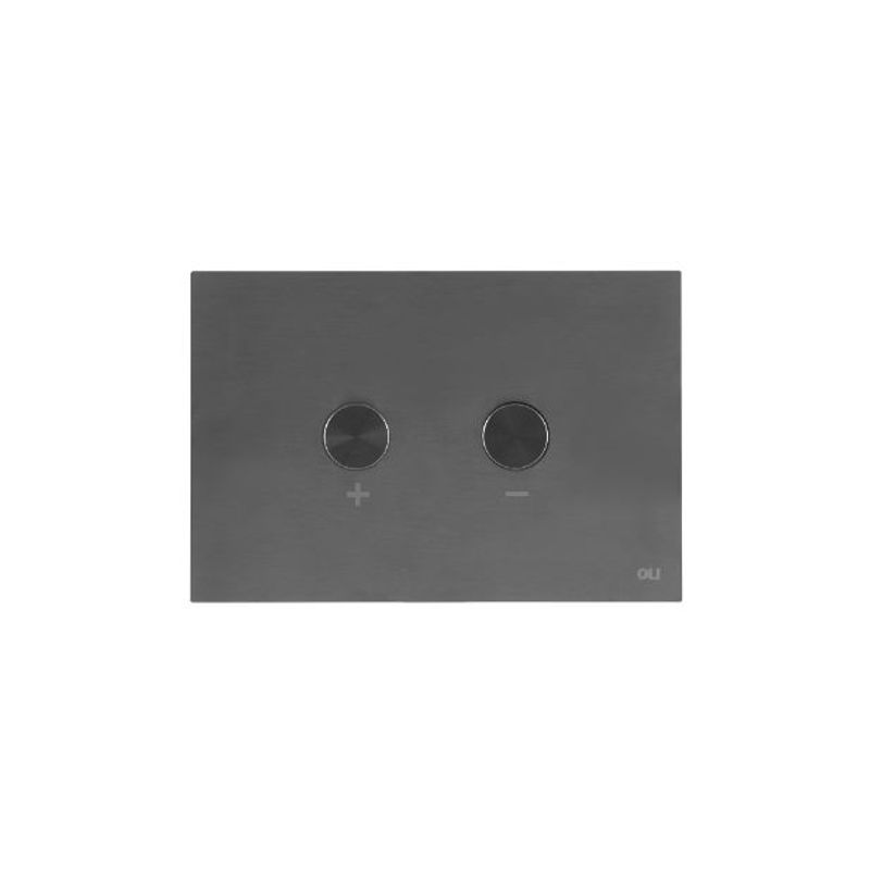 Кнопка смыва OLI Blink 882567 Gun Metal (вороненая сталь)