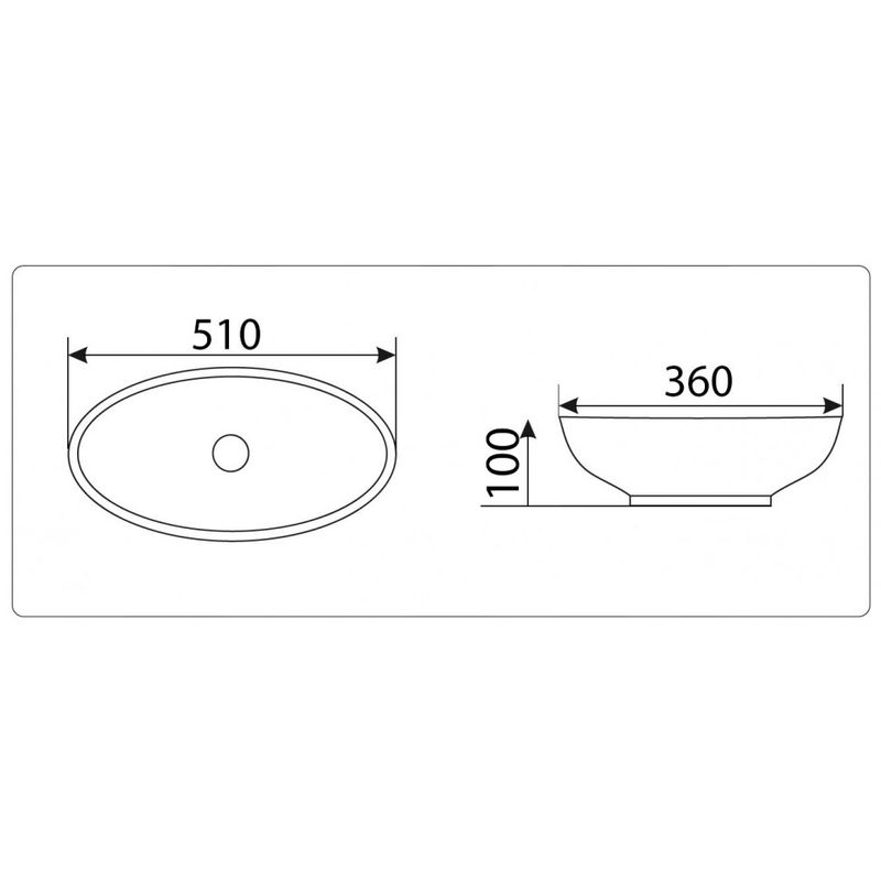 Раковина CeramaLux 9022