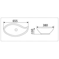 Раковина CeramaLux 9052 — 5