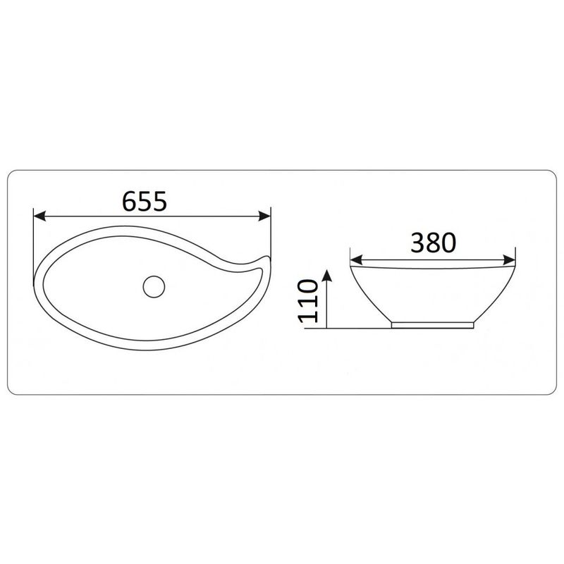Раковина CeramaLux 9052