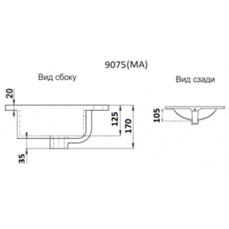 Раквина CeramaLux 9075E