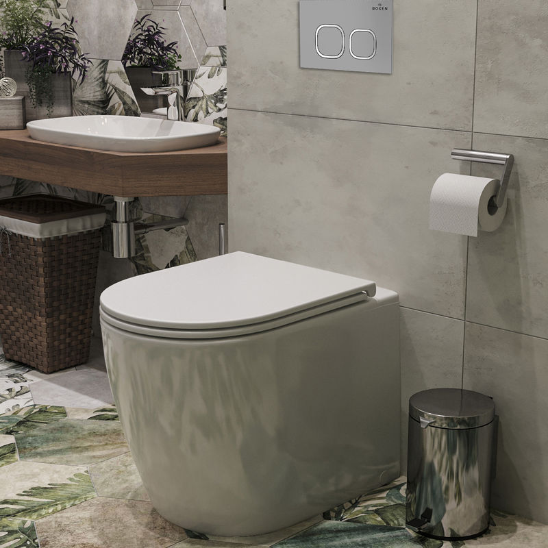 Инсталляция для унитаза Roxen Attach 918201 3 в 1 (состоит из: 710215, Santi 410280M)