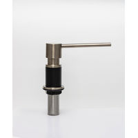 Дозатор для моющего средства BLANTEK ZK-01-BS / 9335952BS нержавеющая сталь/черный матовый — 3