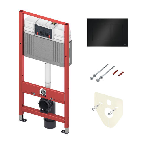 Инсталляция для унитаза TECE 9400414 base kit 4 в 1 черный матовый (9400401+9240407)