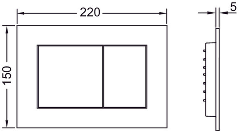 NEW Комплект 9400412 base kit, now хром глянцевый 3 в 1 (9400401+9240401)