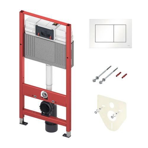 Инсталляция для унитаза TECE 9400413 base kit 4 в 1 белый глянецевый (9400401+9240400)